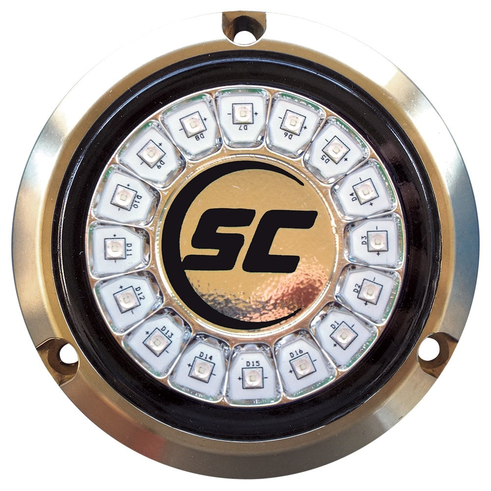 Shadow Caster SCR16 Underwater LED Light Blue/White - SCR-16-BW-BZ-10