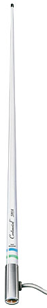 Shakespeare 5101 White 8ft 6d B Vhf Antenna Chrome Ferrule 15ft Rg58 Cable