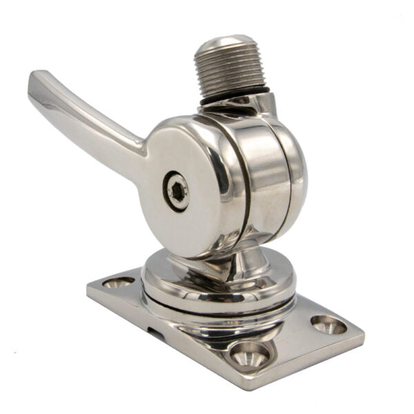 Shakespeare 6187 Compact Heavy Duty Stainless Steel 4-Way Ratchet Mount - 6187