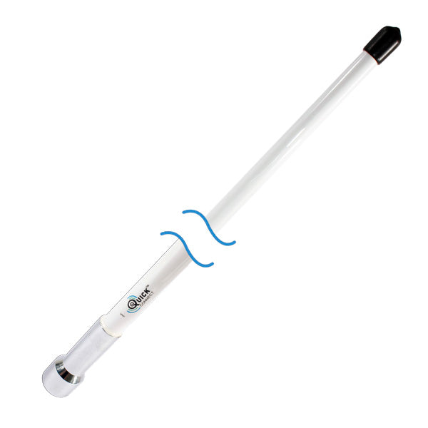 Shakespeare Quick Connect 4ft VHF Antenna Chrome Ferrule Packed in Tube - QC-4-T
