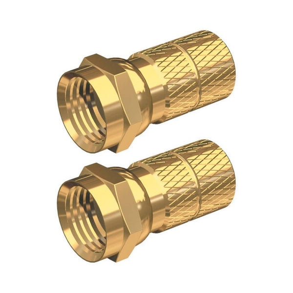 Shakespeare TV1060 SCREW-ON F Connector (2-PAK) - TV-1060
