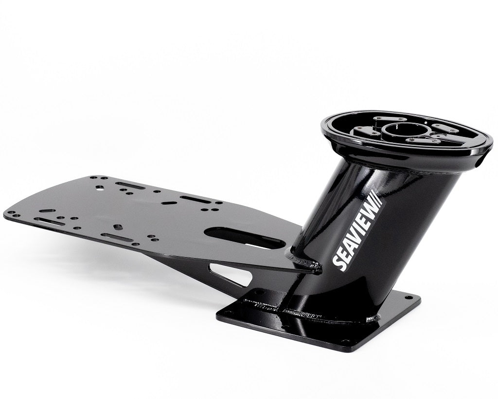 Seaview Pmadm1 M2 Blk Dual Mount Aft Rake Requires Plate Black