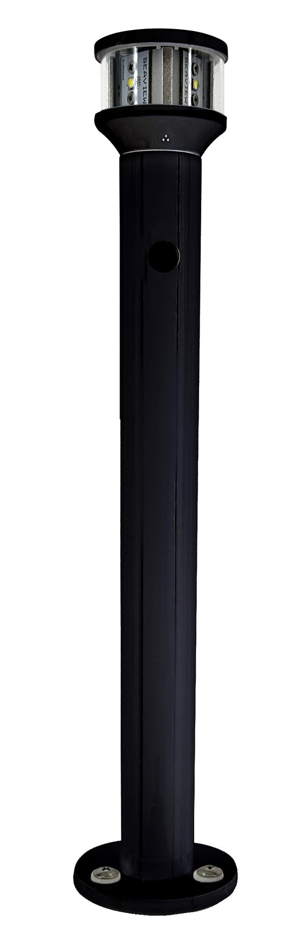 Seaview 12in Black Light Post With Ltbled12 Nav Light