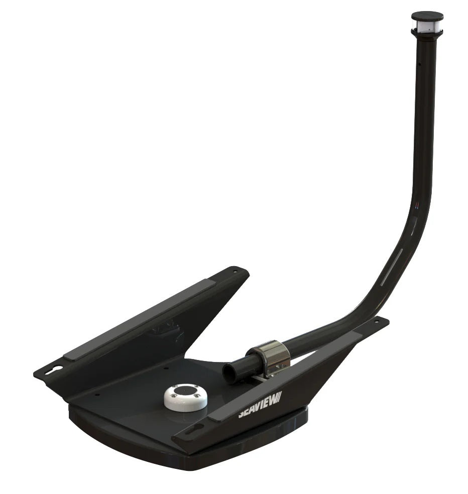 Seaview SVSLWBBKLED Wedge Base For Starlink - Black with Light Bar and 3nm LED - SVSLWBBKLED