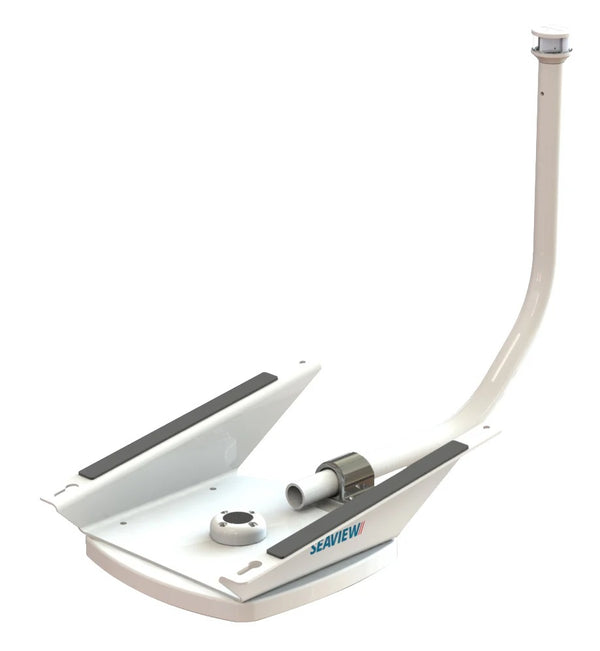 Seaview SVSLWBLED Wedge Base For Starlink - White with Light Bar and 3nm LED - SVSLWBLED