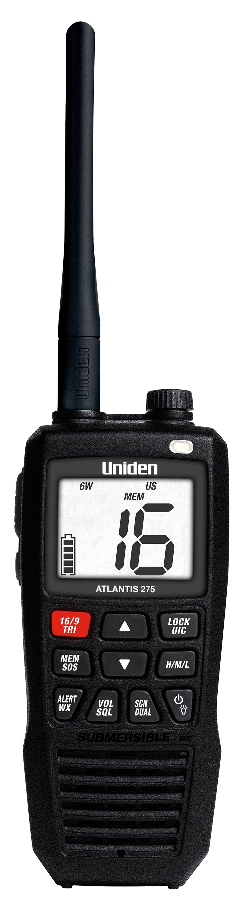 Uniden Atlantis 275 Floating Hand Held VHF Radio - ATLANTIS 275