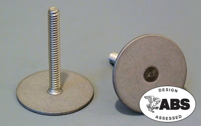 Weld Mount 1.50in Tall #10 ST125-1024-24SS SS Stud 1.25in Base 10 Pack - ST125-1024-24SS