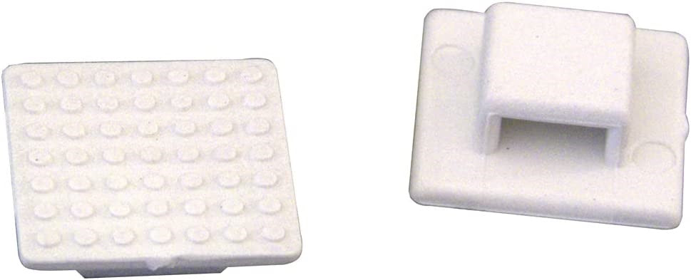 Weld Mount AT-3 Wire Tie Mount, Small White 500 Pack AT-3-500 - AT-3-500