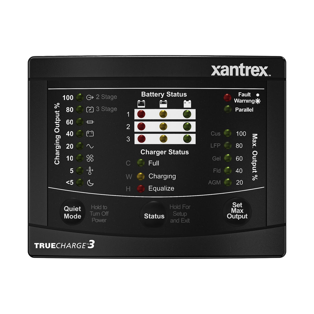Xantrex 808-8040-10 Remote Panel F/TC3 Chargers - 808-8040-10